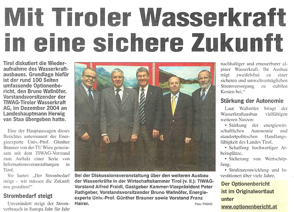 tiroler wasserkraft annonce